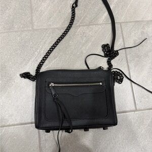 Rebecca Minkoff Black Crossbody Bag with Chain Strap